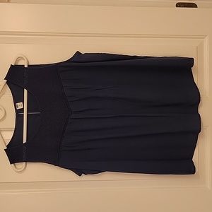 Old Navy Dark Blue, Embroidery Tank Top